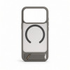 Evelatus Rubber Coated MagSafe Case with Stand for Apple iPhone 18 Pro, Smoke Grey