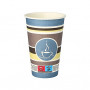 STARPAK Disposable Coffee Cups 8 cm 0.3 l white, red, yellow, grey