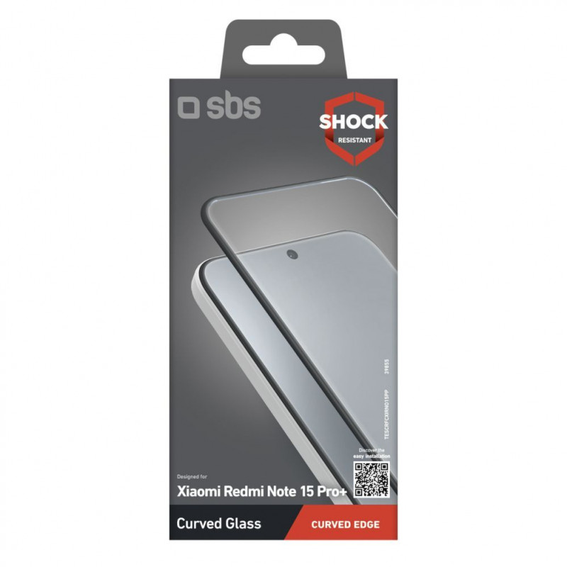 SBS Full Cover Tempered Glass for Xiaomi Redmi Note 15 Pro