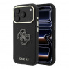 Guess SW Grained PU & Big Resin Logo Case for Apple iPhone 18 Pro, Black