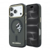 Karl Lagerfeld HC MagSafe IML Peekaboo Print & Metal Frame Case for Apple iPhone 18 Pro Max, Black