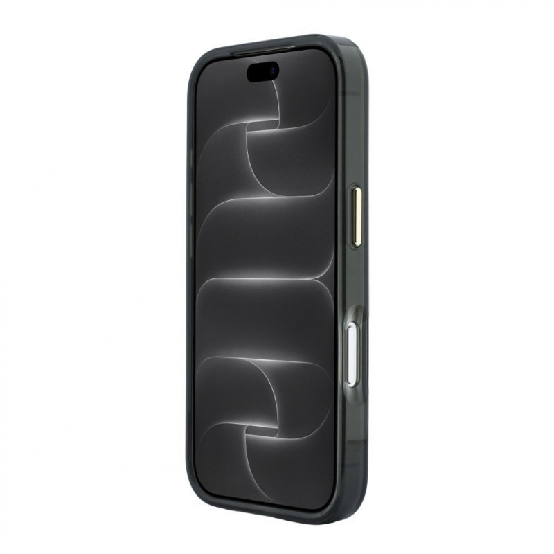 Karl Lagerfeld HC MagSafe IML Peekaboo Print & Metal Frame Case for Apple iPhone 18 Pro Max, Black