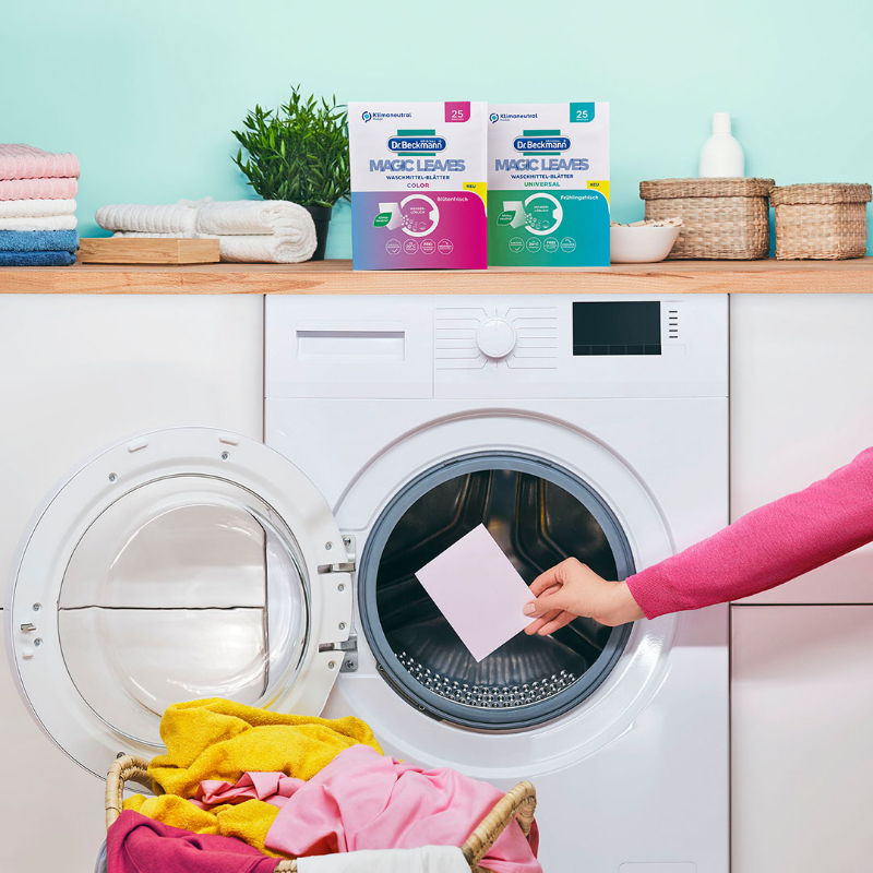 Dr.Beckmann Magic Leaves Fresh Blossom Laundry Detergent Sheets, 25 pcs