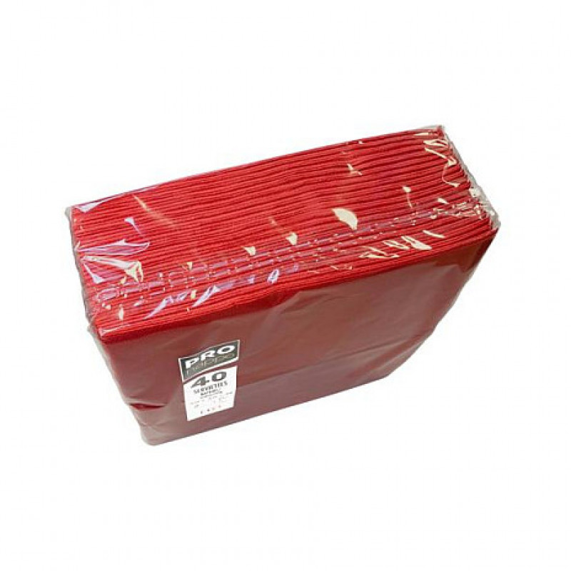PROnappe napkins 38.0 x 38.0 cm red