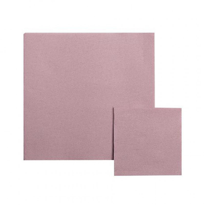 PROnappe napkins 38.0 x 38.0 cm old rose