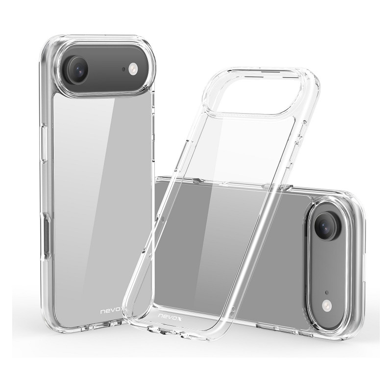 Nevox StyleShell FLEX Case for iPhone 17 Air, Transparent (2511)