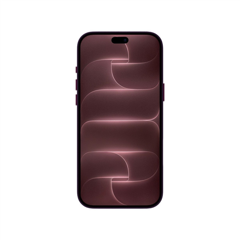 Just Must JM Leather Case with MagSafe for iPhone 18 Pro, Purple