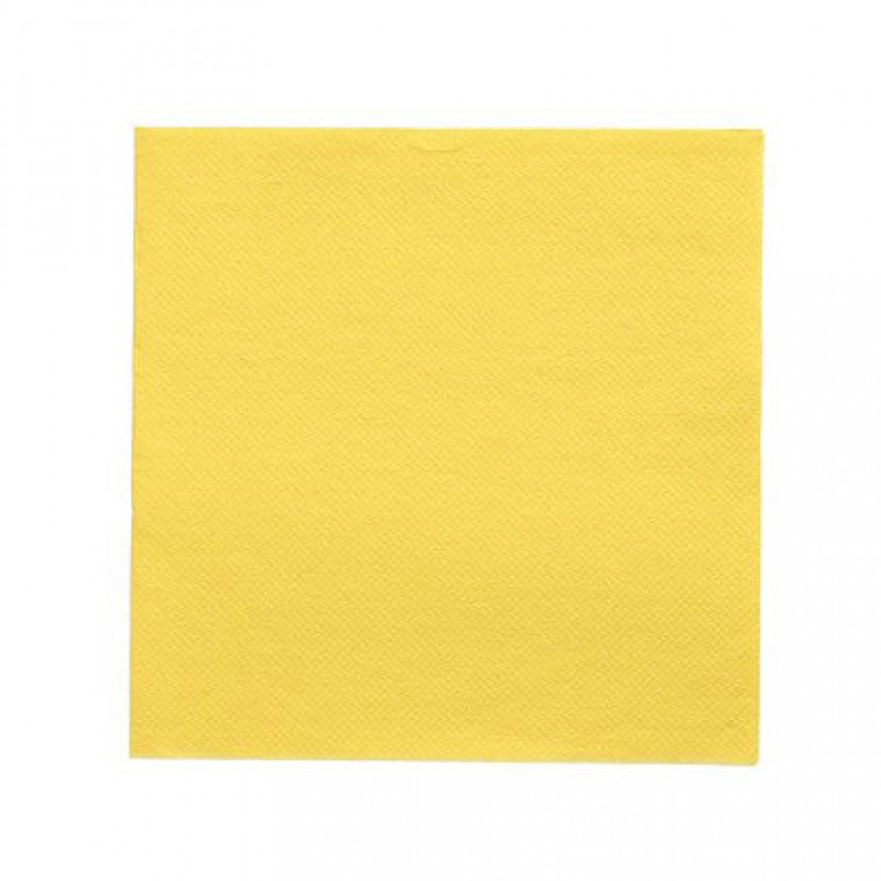 PAPSTAR napkins 32.0 x 32.0 cm 2-ply yellow