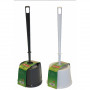Sauber Toilet brush with holder white/black