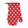 Asi Collection Heat-resistant glove red with white dots
