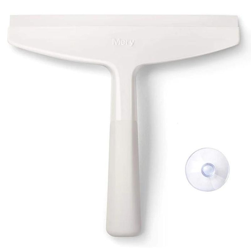 MERY Window and Shower Squeegee with Suction Cup, 24 x 23 x 3.5 cm