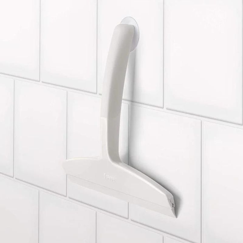 MERY Window and Shower Squeegee with Suction Cup, 24 x 23 x 3.5 cm