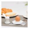Westmark Egg Spoons, Set of 6, 14.5 cm, White Plastic