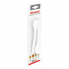Westmark Egg Spoons, Set of 6, 14.5 cm, White Plastic
