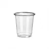 PAPSTAR pure Disposable Shot Glasses, 4 cl, 4.8 cm, Crystal Clear