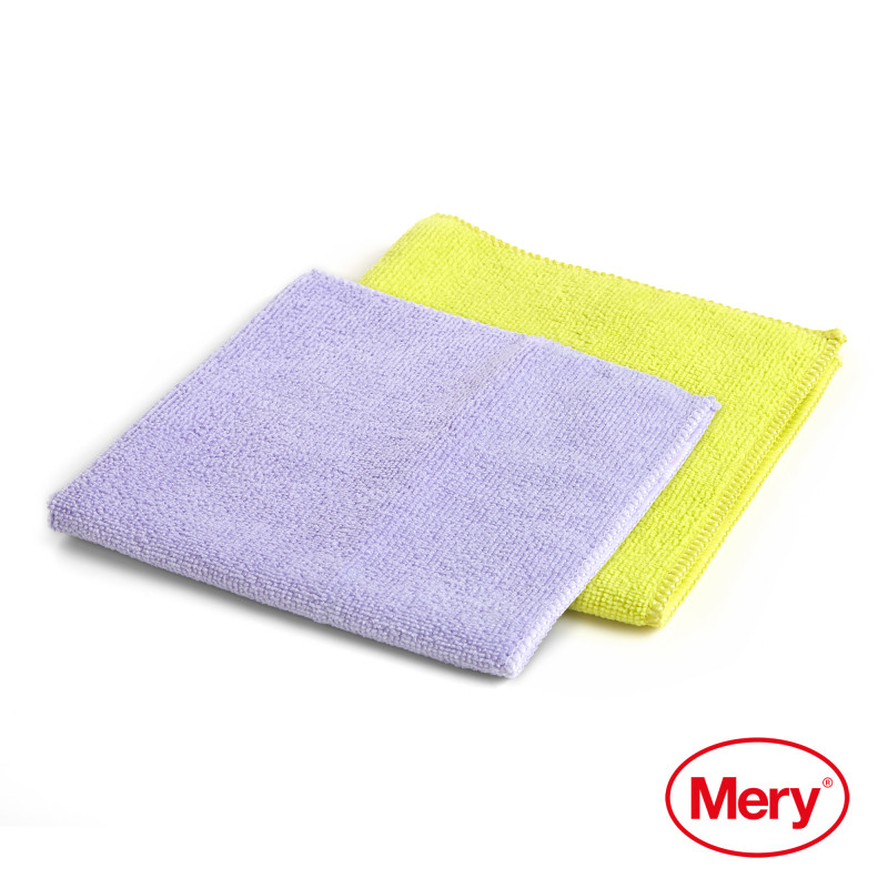 MERY Microfibre Cleaning Cloths, 2 pcs, 38x36 cm