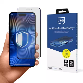 3mk HardGlass Matt Max Privacy Glass for Apple iPhone 17 Pro Max (3M008572)