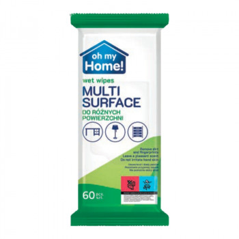 Ohmyhome Wet wipes for various surfaces 60 pcs.