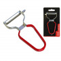 Asi Collection Peeler stainless steel + red PVC