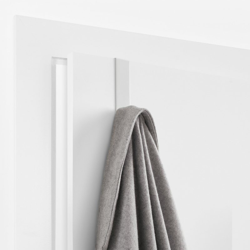 Rayen Door Hook for Hanging, 1 Hook, White