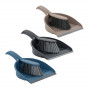 YORK COMPACT Dustpan and Brush Set with Rubber Edge