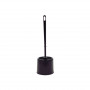 Sauber Toilet brush with holder, black