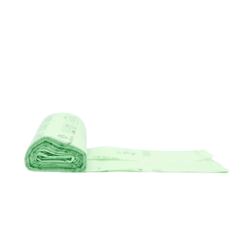 BioBag Compostable Garbage Bags 20 L, 42 x 54 cm, 15 Microns, Green (15 pcs per Roll)