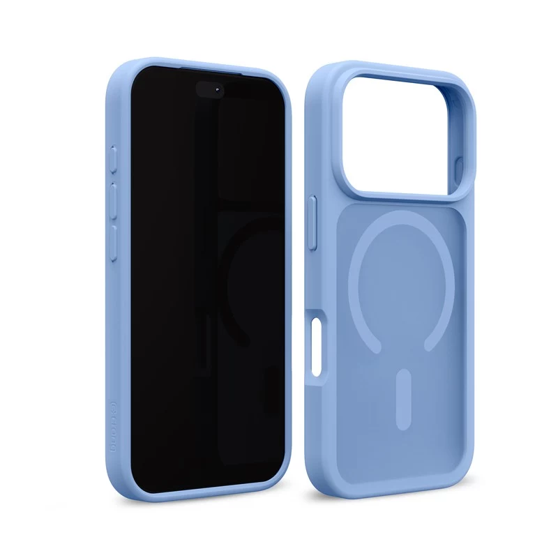 Crong Matte Magnetic MagSafe Case for iPhone 18 Pro / 17 Pro, Blue