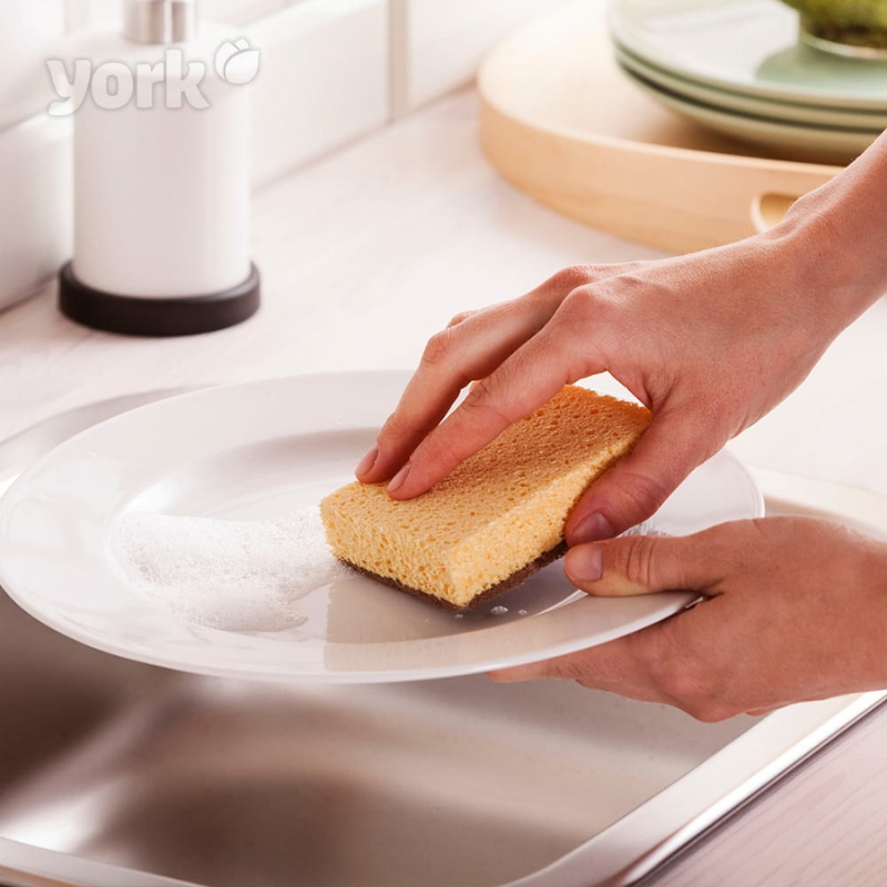 York Eco Natural Cellulose sponge for dishwashing ECO 2 pcs.