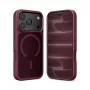 Crong Matte Magnetic MagSafe Case for iPhone 18 Pro / 17 Pro, Burgundy