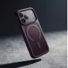 Crong Matte Magnetic MagSafe Case for iPhone 18 Pro / 17 Pro, Burgundy