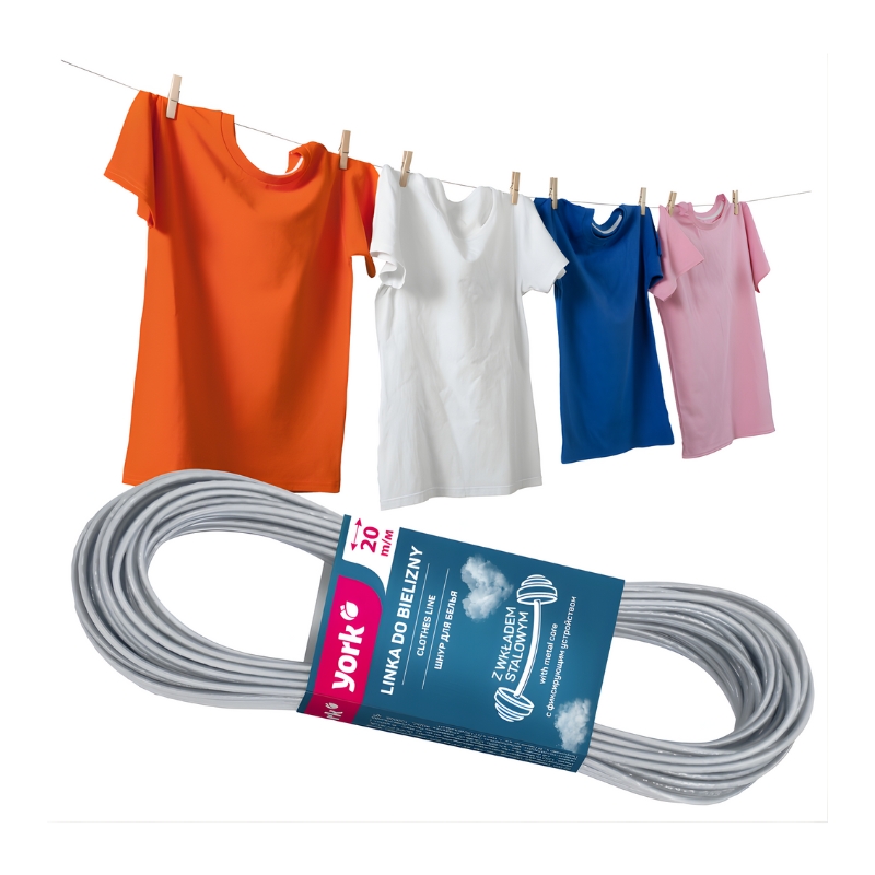 YORK Clothesline with metal core 20 m