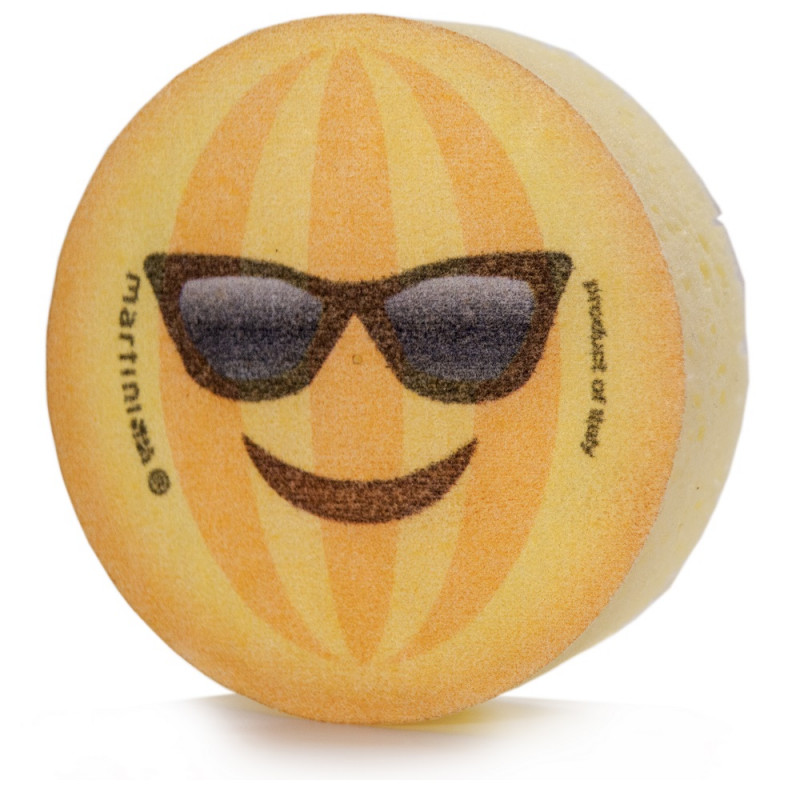 Martini Bath Sponge, Fruit Emoji Design, Assorted