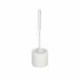 YORK Toilet brush with holder MODERN white
