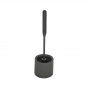 YORK Toilet brush with holder MODERN black