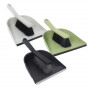 YORK Dustpan with rubber edge and brush