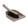 YORK Dustpan with rubber edge and brush