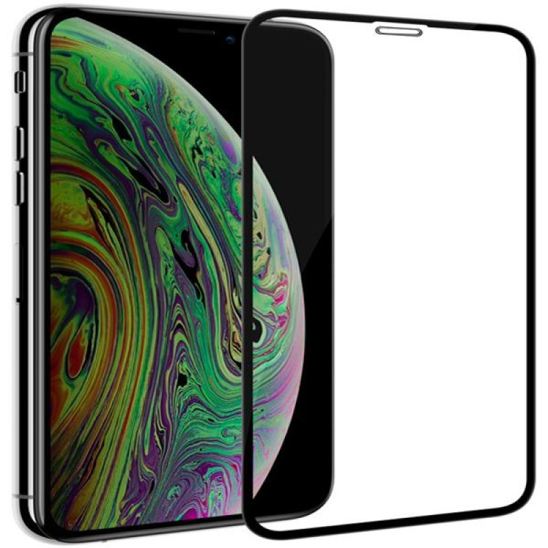 Evelatus Anti-Blue 2.5D Full Cover Anti-Static Tempered Glass Screen Protector for Apple iPhone X/XS/11 Pro (Japan Glue)