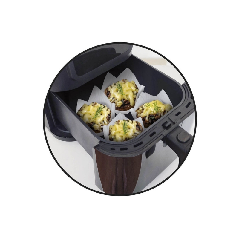 Guardini Paper Baking Cups for Air Fryer, 12 pcs., White, Ø8.5x8 cm