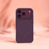TFO Silicone Thin Mag Case for iPhone 17 Pro Max / iPhone 18 Pro Max 6.9 inch, Dark Cherry