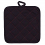 Asi Collection Heat-resistant coaster XL 20x20cm black/red