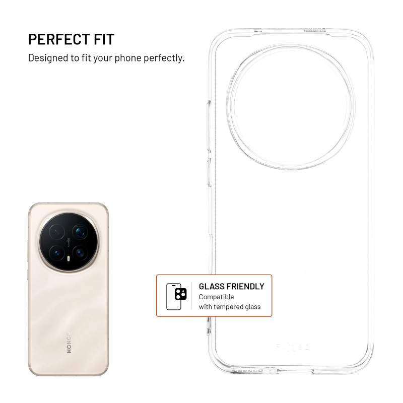 FIXED Story Back Cover for Honor Magic 8 Pro 5G, TPU, Clear (FIXTCC-1639-TR)