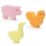 Martini Farm Animal-Shaped Sponge for Children, Assorted Designs