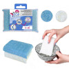York Bacteria Stop Antibacterial Sponges for Delicate Surfaces, 2 pcs, White/Blue