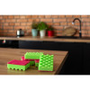 YORK Dishwashing sponge Wave 4+1 pcs. 10x7x3cm