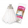 YORK Synthetic mop head MIDI white