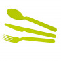 Giostyle Cutlery set (fork, knife, spoon) Trippy green