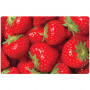 Asi Collection Placemat, 43.5 x 28 cm, Strawberry Pattern