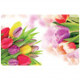 Asi Collection Placemat, 43.5 x 28 cm, Tulip Pattern