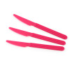 Giostyle Trippy Plastic Table Knives, Green, 3 pcs